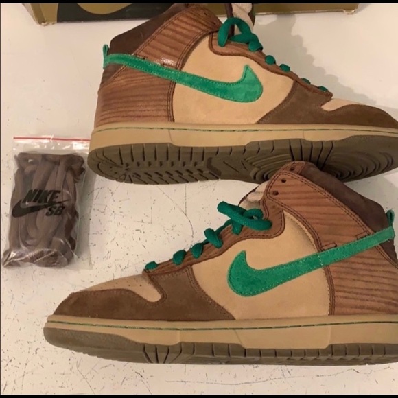 NIKE DUNK HIGH PREMIUM SB HIGH WOOD DECK size 7.5 main image 11